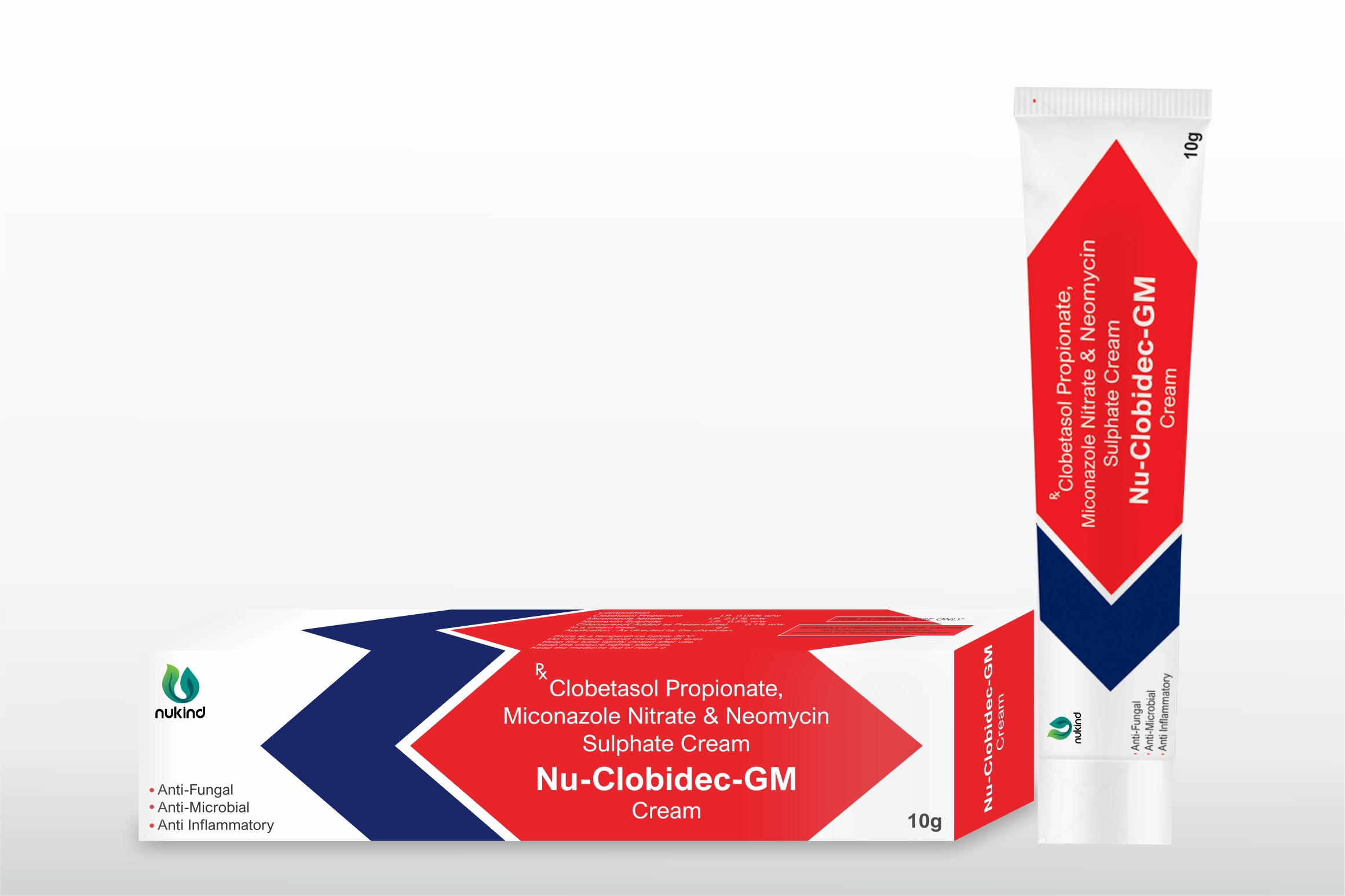 NUCLOBIDEC GM Cream | Clobetasol, Miconazole & Neomycin Combination