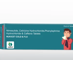 NUKICET COLD & FLU Tablets – Comprehensive Relief from Cold, Flu & Allergy Symptoms