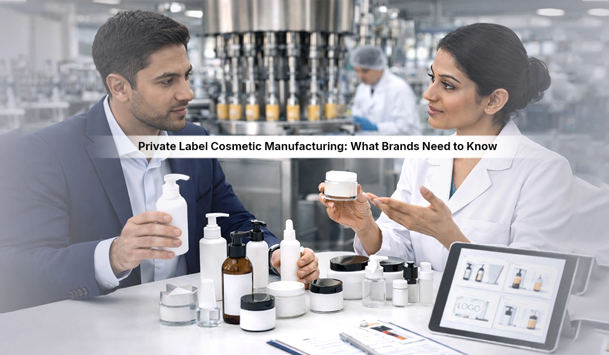 Private Label Cosmetic Manufacturing is a business model where a manufacturer produces cosmetic products that are branded and sold under another company’s name.