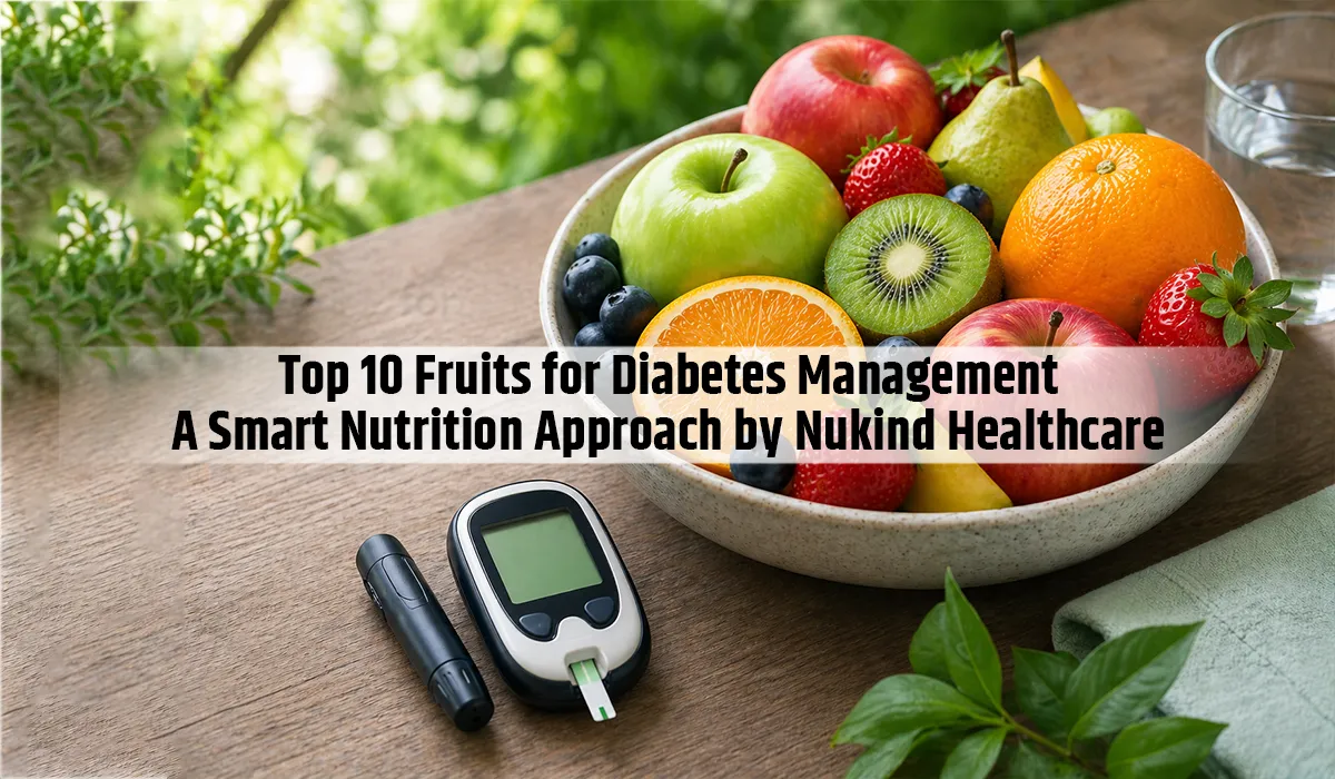 Top 10 Fruits for Diabetes Management: A Smart Nutrition Approach by Nukind Healthcare