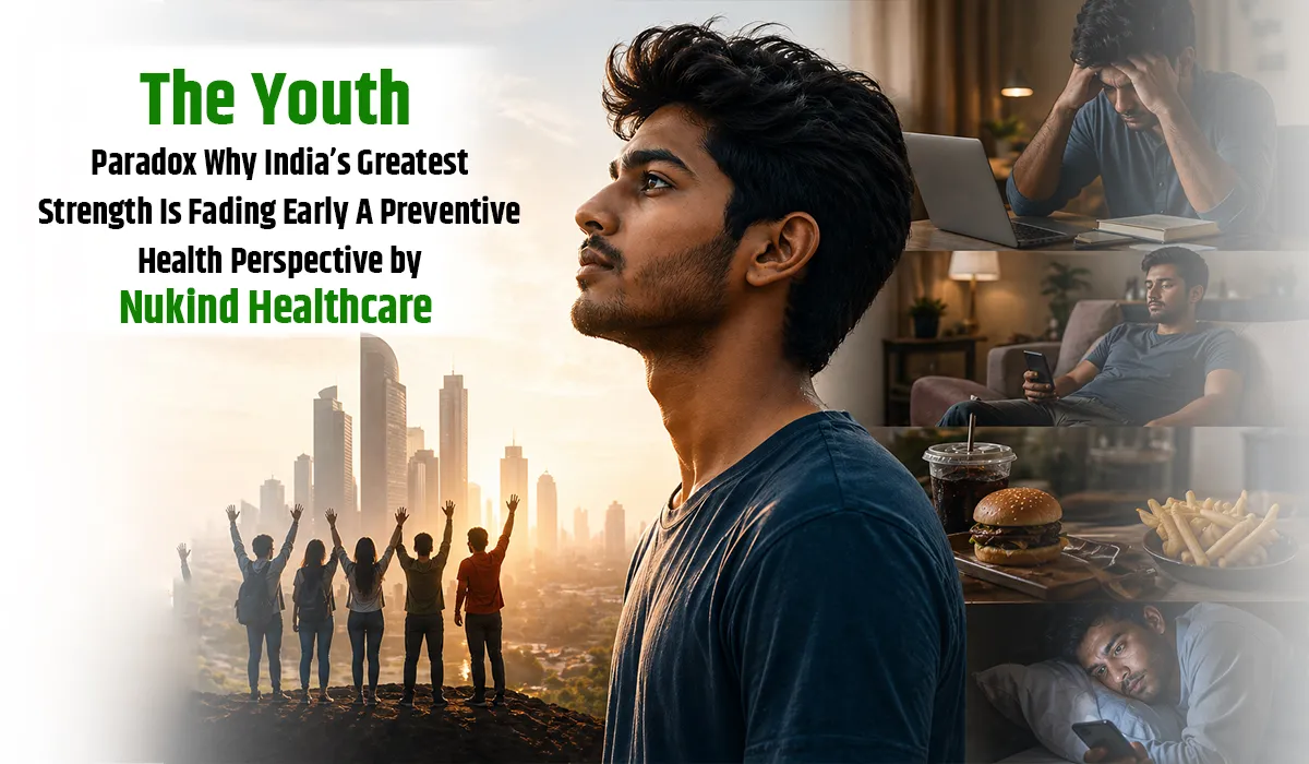 The Youth Paradox: Why India’s Greatest Strength Is Fading Early | A Preventive Health Perspective by Nukind Healthcare
