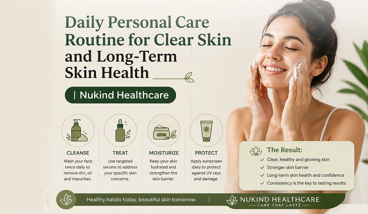 Daily Personal Care Routine for Clear Skin and Long-Term Skin Health