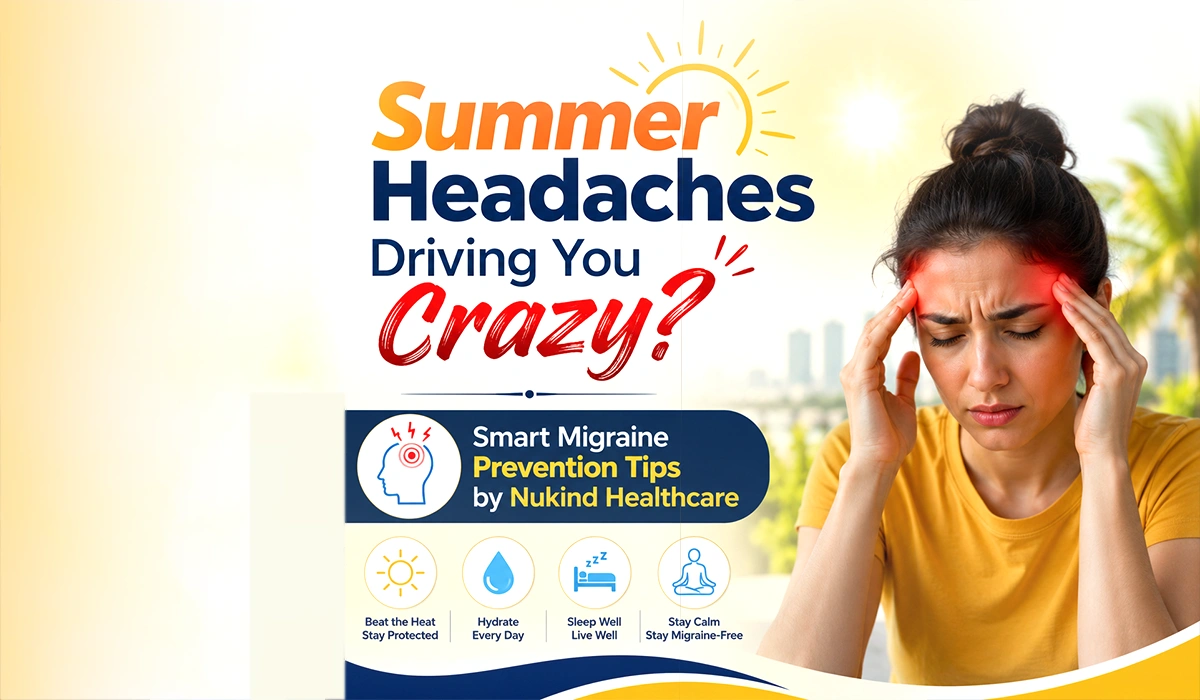 Summer Headaches Driving You Crazy? Smart Migraine Prevention Tips by Nukind Healthcare