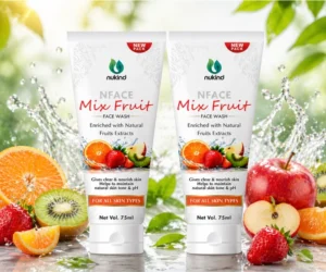 Nface Mix Fruit Facewash with Natural Fruit Extracts for Deep Cleansing and Skin Nourishment