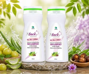 NFace Shampoo 200ml - Gentle Daily Use Shampoo for Reduced Hair Fall and Smooth Hair Texture