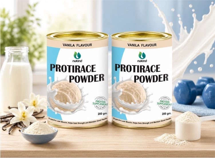 Protirace Powder Vanilla 200gm | Balanced Nutritional Supplement for Strength and Recovery