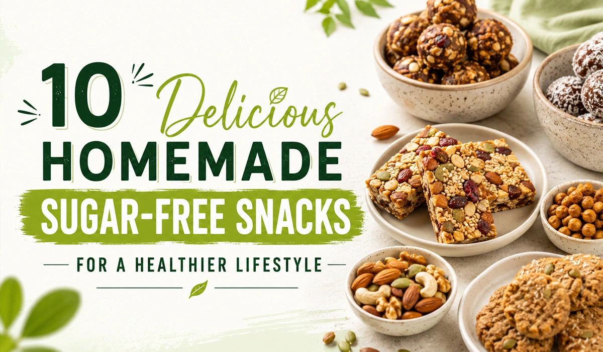10 Delicious Homemade Sugar-Free Snacks for a Healthier Lifestyle