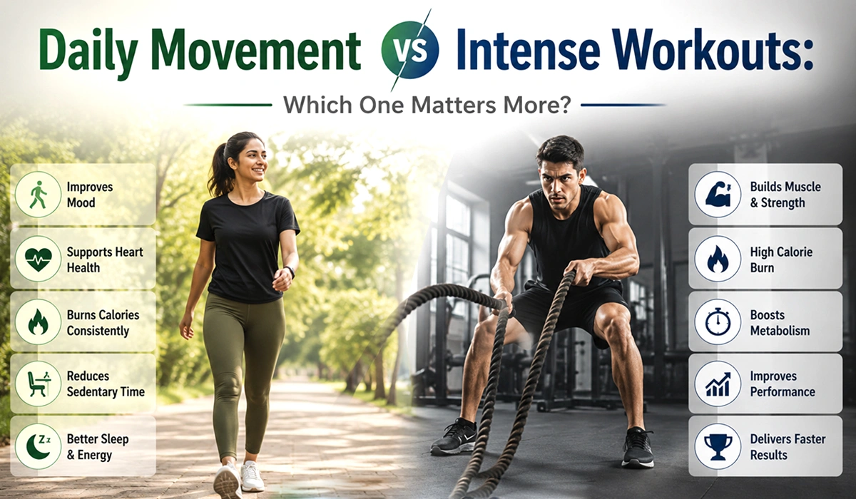 Daily Movement vs Intense Workouts: Which One Matters More?