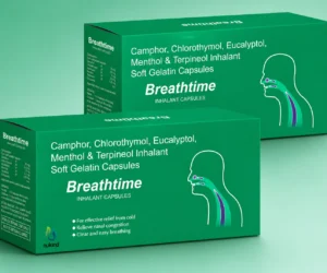 BREATHTIME Softgel Caps | Ayurvedic Inhalation Capsules for Common Cold | Nukind Healthcare