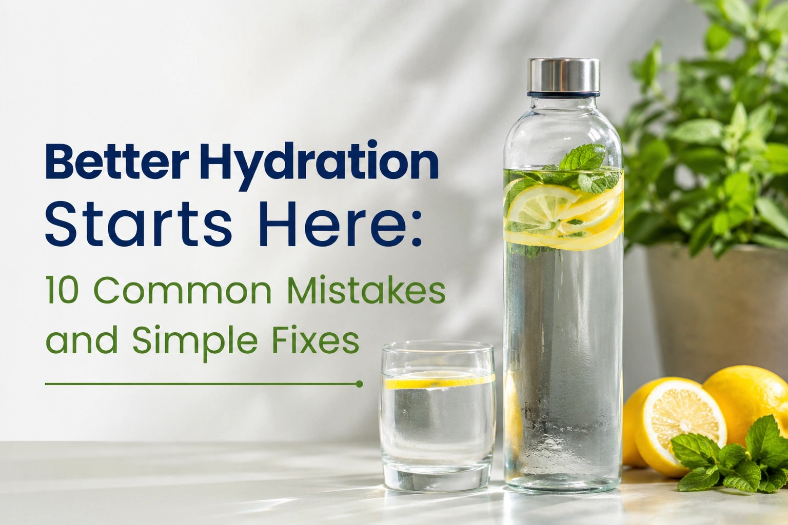Better Hydration Starts Here: 10 Common Mistakes and Simple Fixes